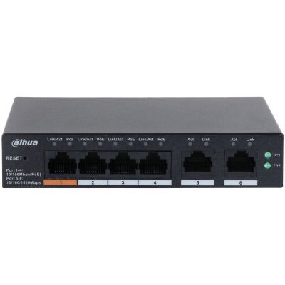 DAHUA DH-CS4006-4ET-60 4 PORT 10/100 2X UPLINK CLOUD YÖNETİLEBİLİR SWITCH