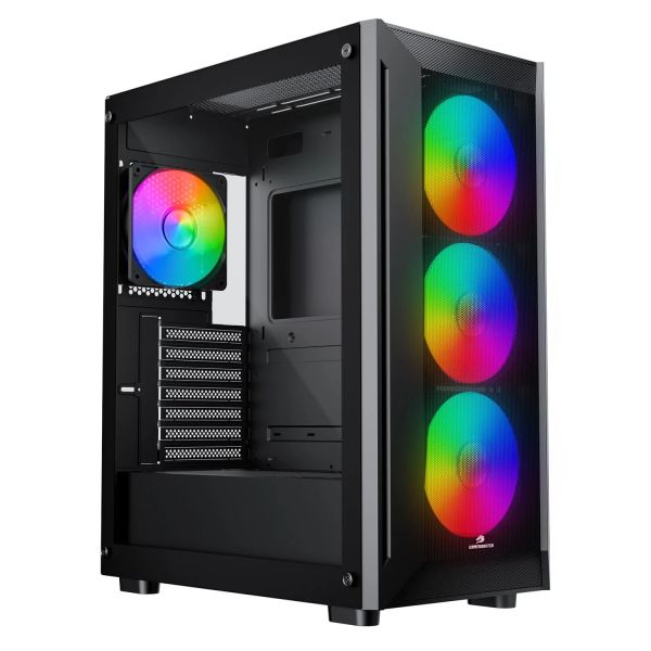 GAMEBOOSTER RAIDER GBE651B 650W 80+ 4x12CM FAN E-ATX USB3.0 GAMING KASA