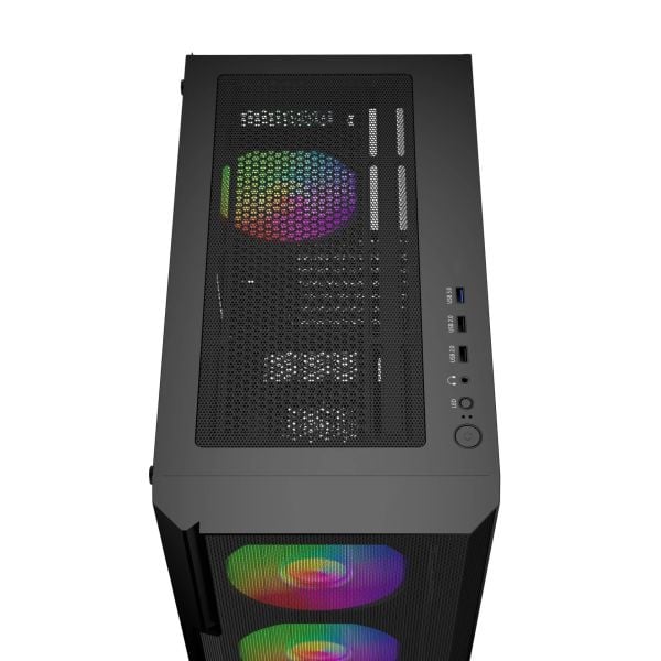 GAMEBOOSTER CRUX GBE650B 650W 80+ 4x12CM FAN E-ATX USB3.0 GAMING KASA