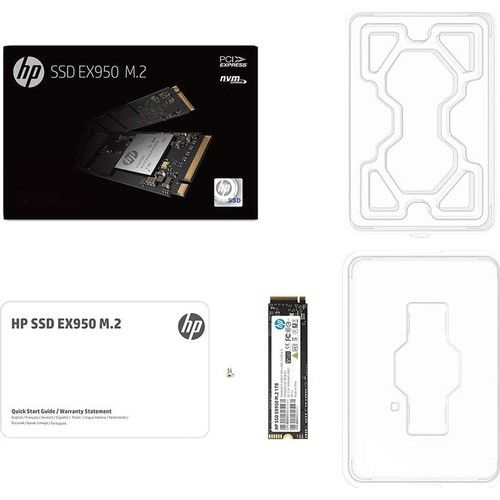 HP EX950 1TB 3500/2900MB/s NVMe PCIe M.2 SSD 5MS23AA