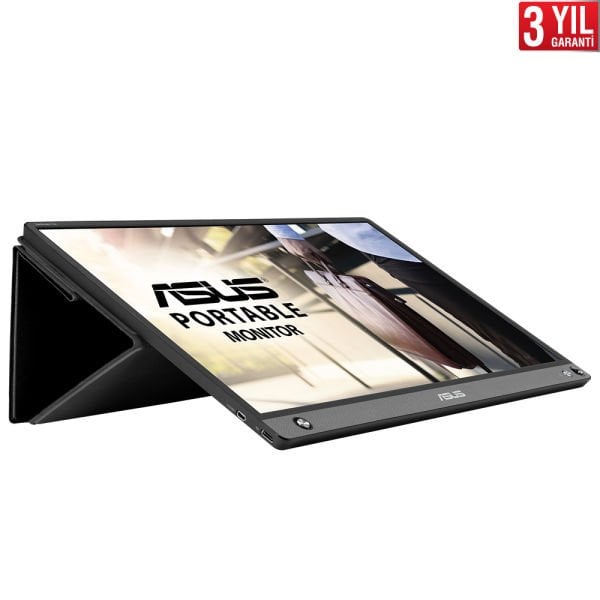 ASUS ZENSCREEN MB16AHP 15.6 TASINABILIR USB MONITOR IPS 1920x1080 5MS USB TYPE-C MICRO-HDMI MM 3YIL DAHILI BATARYA