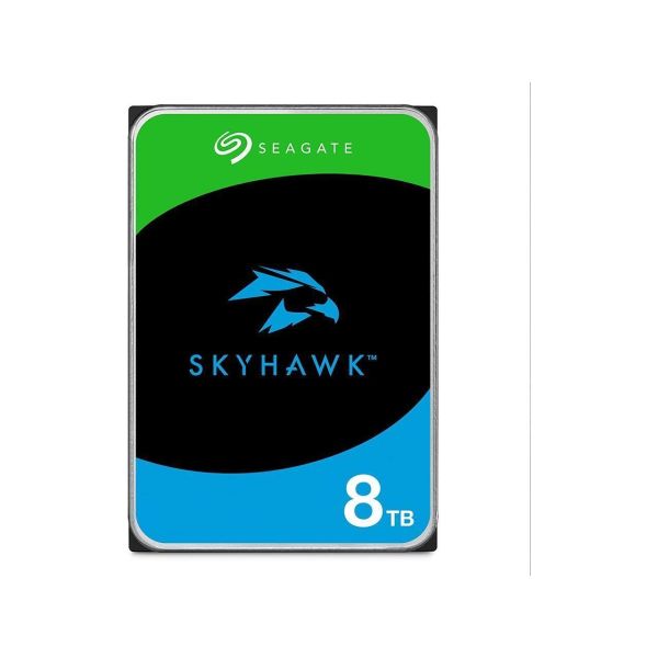 SEAGATE SKYHAWK 8TB 5400RPM 256MB SATA3 ST8000VX010 7/24 GUVENLIK (RESMİ DİSTİ GARANTİLİ)