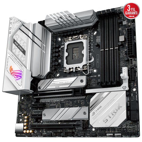 ASUS ROG STRIX B760-G GAMING WIFI 4xDDR5 7800 VGA HDMI 2x M2 USB3.2 WiFi 6E-BT AURA RGB 2.5Gbit LAN ASUS 5X PROTECTION III Armoury Crate AI Suite 3