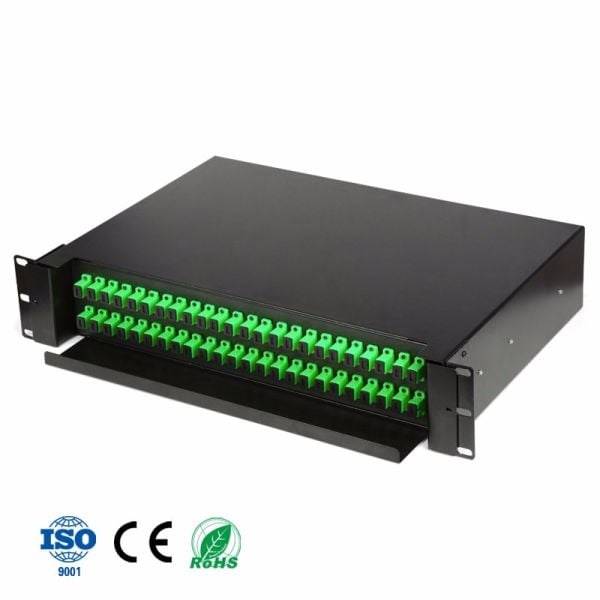 48 Core SC-APC Hazır Panel - 2U Rack