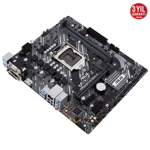 ASUS H410M-A-CSM H410 2xDDR4 VGA/DVI/HDMI 1xGLAN 1xM.2 1200Pin ANAKART