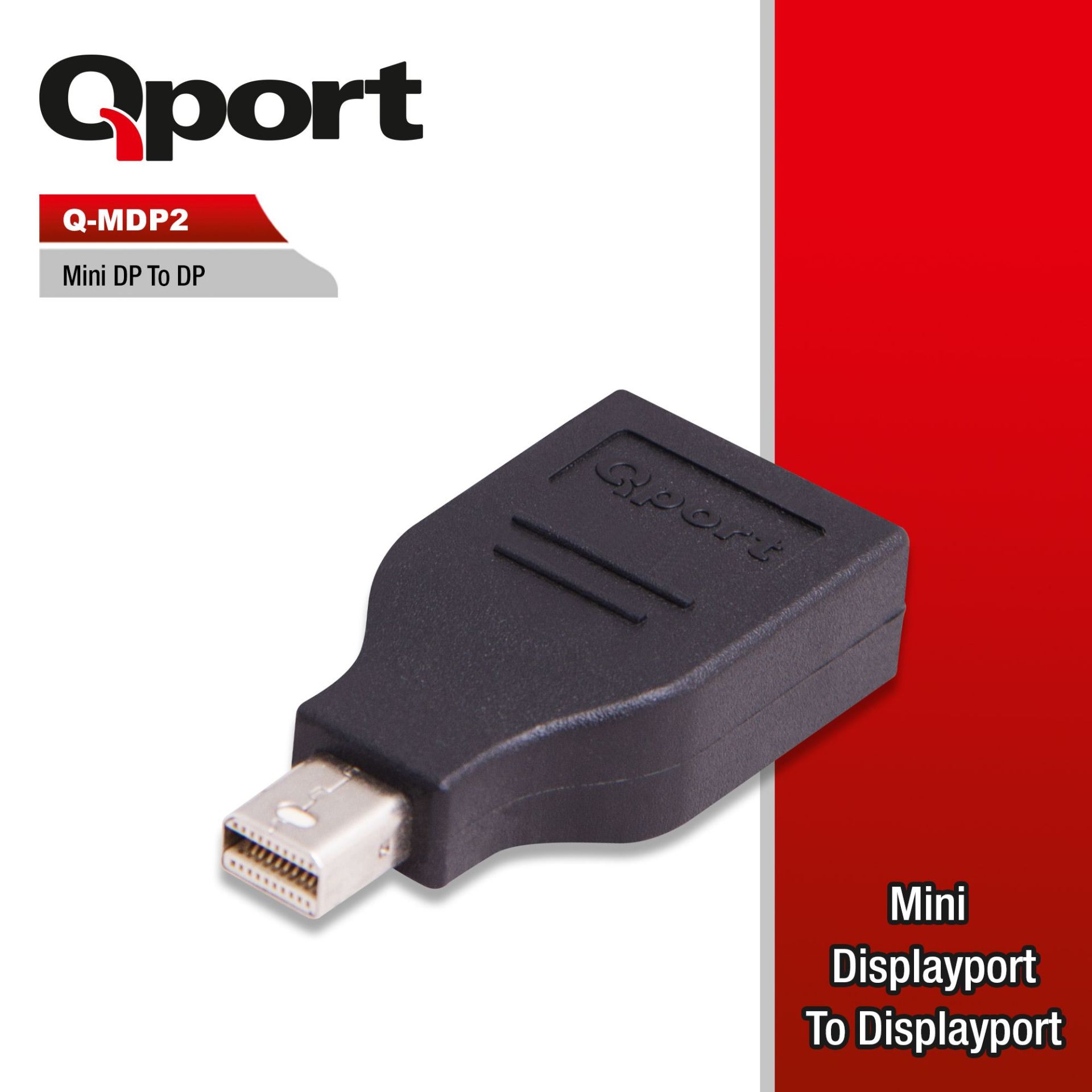 QPORT Q-MDP2 DISPLAY TO MINI DISPLAY PORT ÇEVİRİCİ