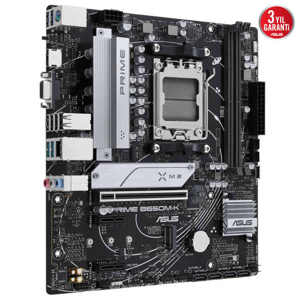 ASUS PRIME B650M-K 2xDDR5 VGA+HDMI 2xM.2 AM5 ANAKART