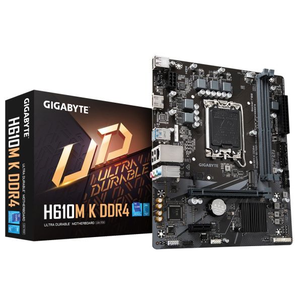 GIGABYTE H610M-K 2xDDR4 HDMI 1xM.2 1xGLAN 1700P ANAKART