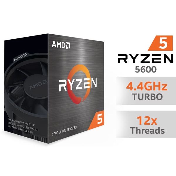 AMD RYZEN 5 5600 3.5/4.4GHz 32MB AM4 İŞLEMCİ 65W