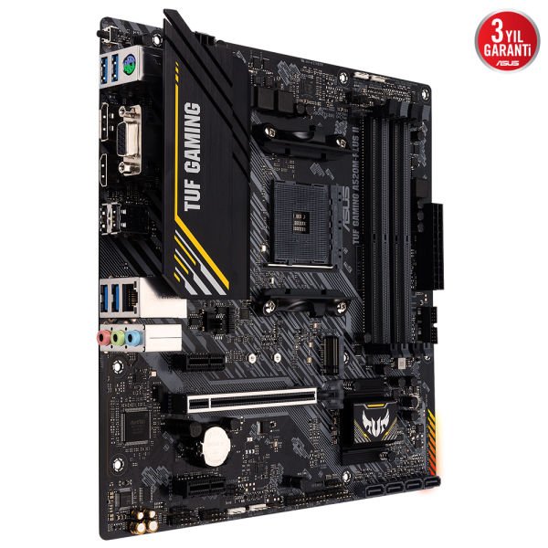 ASUS TUF GAMING A520M-PLUS II 4xDDR4 DP/HDMI/VGA 1xM2 AM4 ANAKART