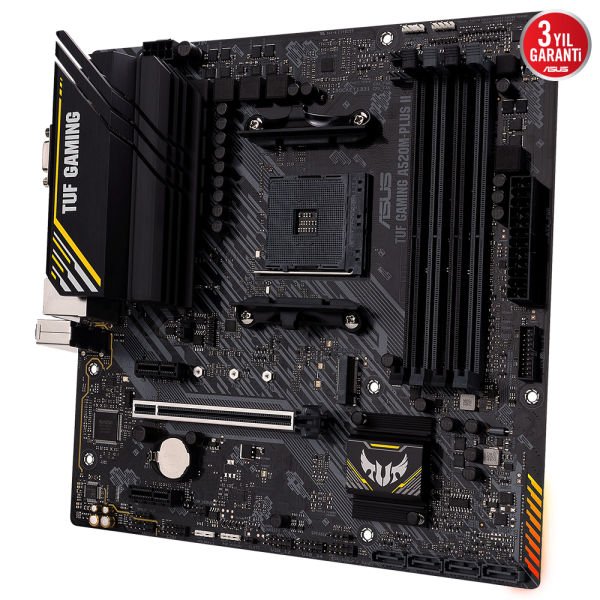 ASUS TUF GAMING A520M-PLUS II 4xDDR4 DP/HDMI/VGA 1xM2 AM4 ANAKART