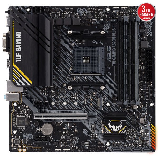 ASUS TUF GAMING A520M-PLUS II 4xDDR4 DP/HDMI/VGA 1xM2 AM4 ANAKART