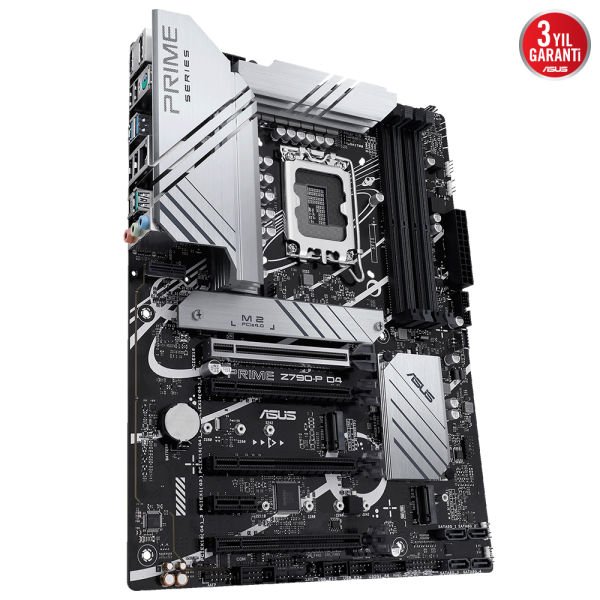 ASUS PRIME Z790-P D4 INTEL Z790 LGA1700 4xDDR4 5333MHZ 1xDP 1xHDMI 3xM2 USB3.2 AURA RGB 2.5GBİT LAN ATX ASUS 5X PROTECTION III ARMOURY CRATE AI SUİTE 3