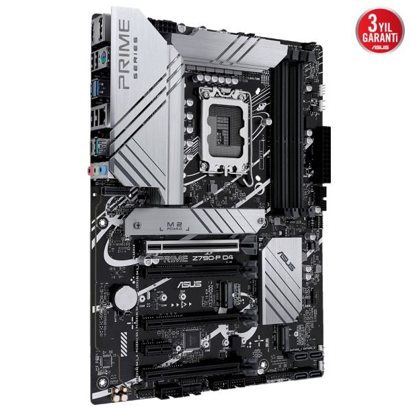 ASUS PRIME Z790-P D4 INTEL Z790 LGA1700 4xDDR4 5333MHZ 1xDP 1xHDMI 3xM2 USB3.2 AURA RGB 2.5GBİT LAN ATX ASUS 5X PROTECTION III ARMOURY CRATE AI SUİTE 3