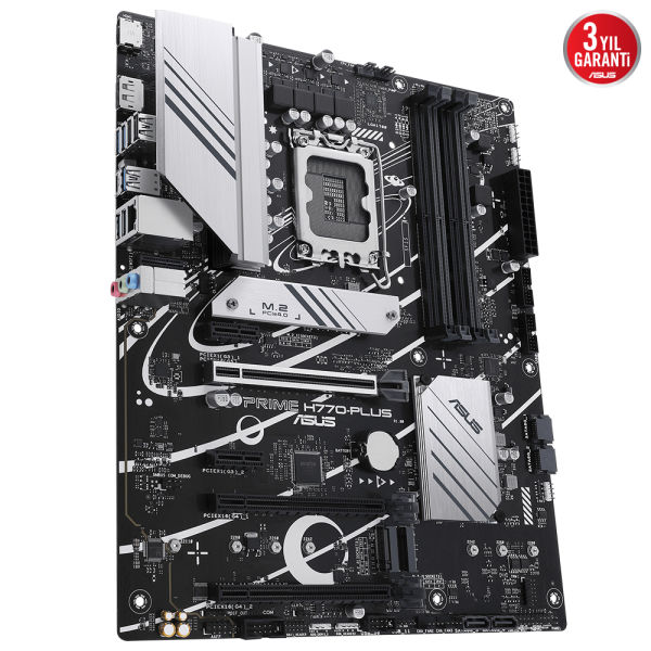 ASUS MB PRIME H770-PLUS Intel H770 LGA1700 DDR5 7200 DP HDMI 3xM2 USB3.2 AURA RGB 2.5Gbit LAN ATX ASUS 5X PROTECTION III Armoury Crate AI Suite 3