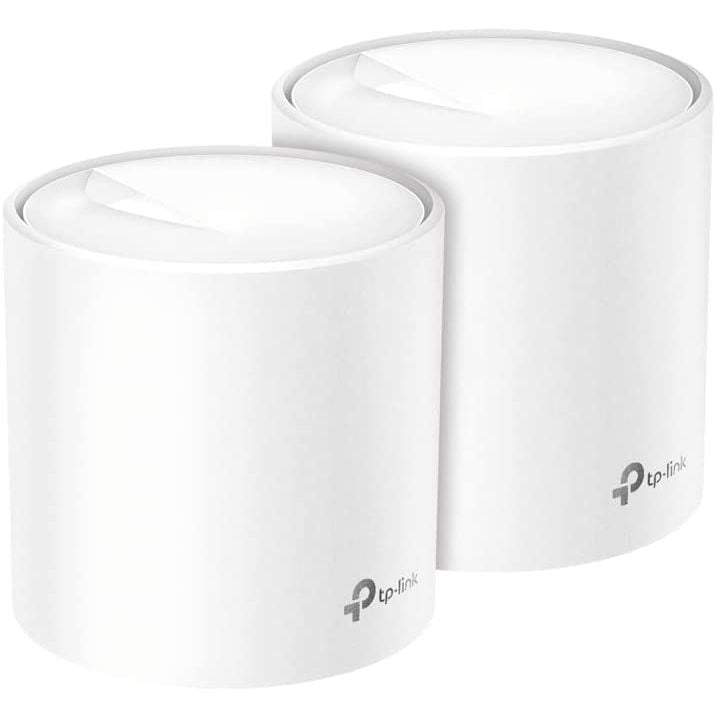 TP-LINK DECO X60(2-PACK) 3000MBPS 2.4 GHZ & 5 GHZ EV WI-FI SİSTEMİ INDOOR ACCESS POİNT/ROUTER