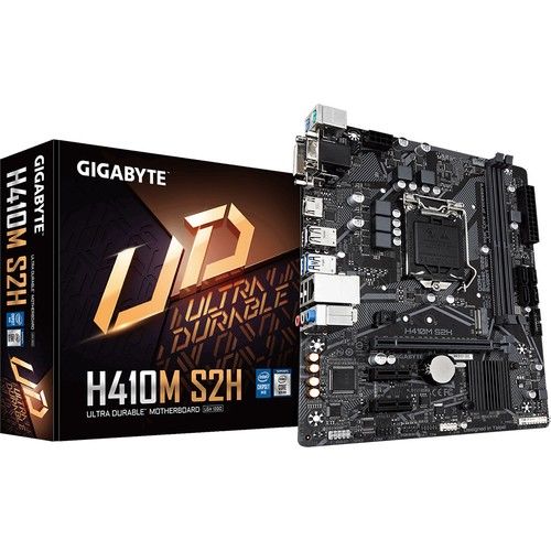 GIGABYTE H410M-S2H 2xDDR4 1xVGA/1xHDMI/1xDVI-D 1xGLAN 1xM.2 1200Pin ANAKART