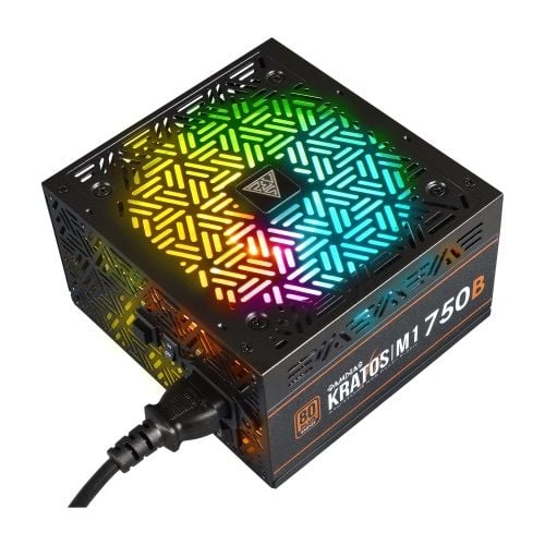 GAMDIAS KRATOS M1-750B 750W 80+ BR RGB POWER SUPPLY AKTIF PFC