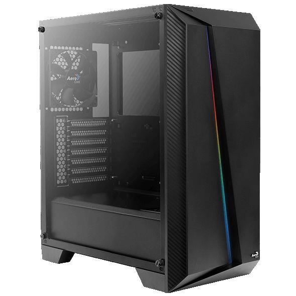 AEROCOOL CYLON RGB 400W 1x12CM FAN SİYAH KASA AE-CYLN-400