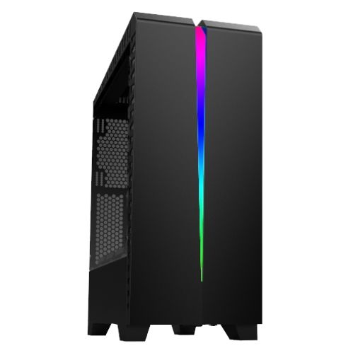AEROCOOL SCAR PSU YOK 1x12CM FAN SİYAH RGB KASA AE-SCAR