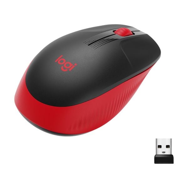 LOGITECH M191 KABLOSUZ 1000 DPI KIRMIZI MOUSE 910-005910