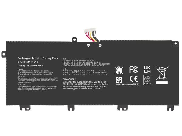 RETRO Asus FX503V, GL503V, B41N1711 Notebook Bataryası