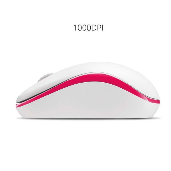 RAPOO M10 PLUS KABLOSUZ 1000 DPI BEYAZ/KIRMIZI MOUSE SESSİZ CLICK