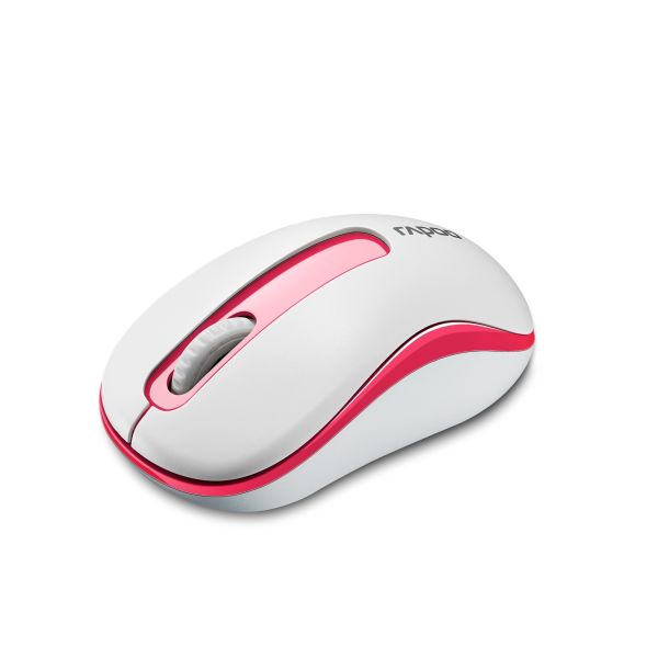 RAPOO M10 PLUS KABLOSUZ 1000 DPI BEYAZ/KIRMIZI MOUSE SESSİZ CLICK