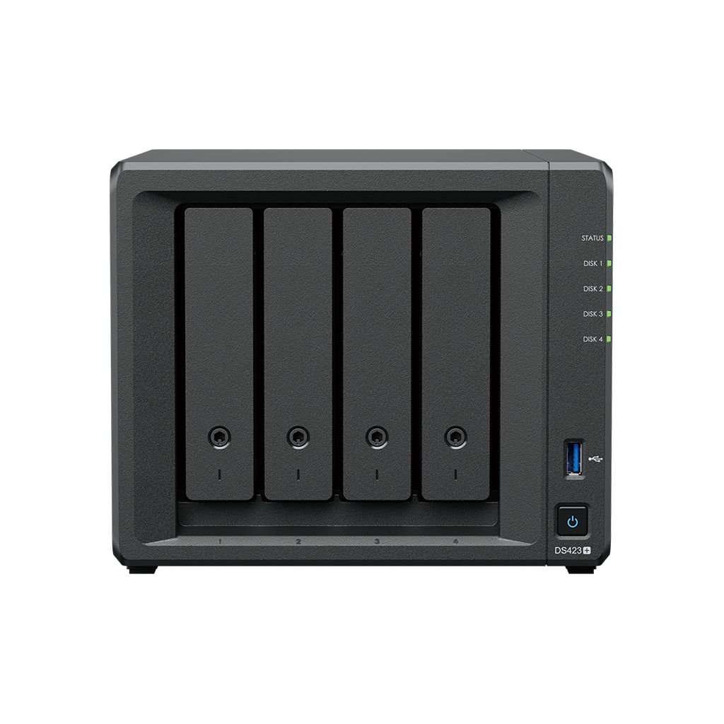 SYNOLOGY DS423PLUS 2GB 4 BAY 2xGLAN NAS DEPOLAMA ÜNİTESİ