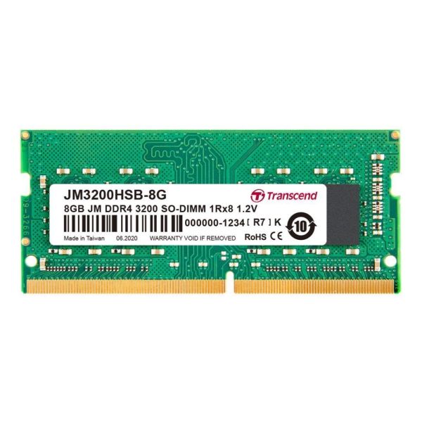 TRANSCEND 8GB 3200Mhz DDR4 1.2V JM3200HSB-8G NOTEBOOK RAM