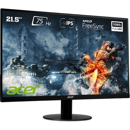 ACER SA220QABI 21.5'' 4MS 1920x1080 VGA/HDMI 75Hz SİYAH FULL HD IPS MONITOR