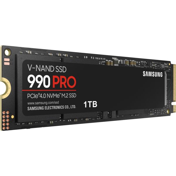 SAMSUNG 990 PRO 1TB 7450/6900MB/s NVMe PCIe M.2 SSD MZ-V9P1T0BW