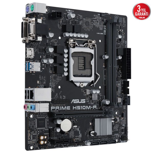 ASUS PRIME H510M-R-SI H510 2xDDR4 VGA/DVI/HDMI 1xGLAN COM LPT 1200Pin ANAKART