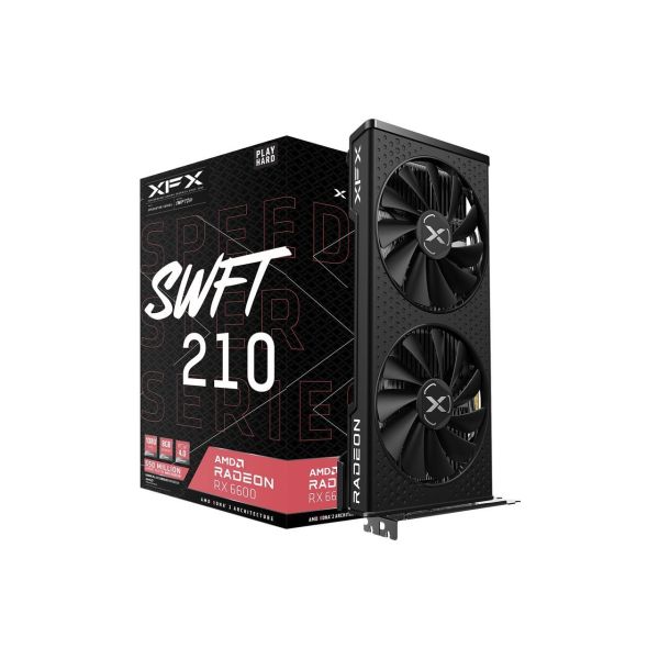 XFX RX-66XL8LFDQ RX6600 SPEEDSTER SWFT210 8GB GDDR6 128Bit 3xDP/1xHDMI PCI-E 4.0