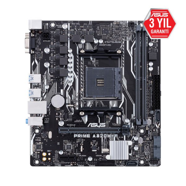 ASUS PRIME A320M-F A320 2xDDR4 VGA+DVI 16X AM4 ANAKART