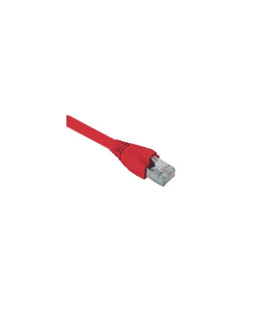 Cat6A S/FTP Patch Cord LSOH 0,5m Kırmızı