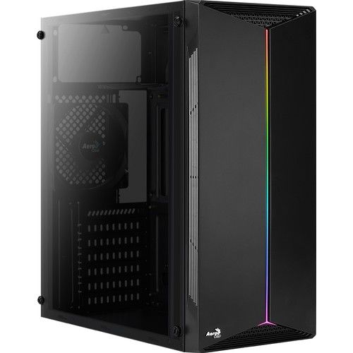 AEROCOOL AE-SPLT-500 500W 1x12CM FAN MIDI TOWER PENCERELİ 1xUSB 3.0 / 2xUSB 2.0 1xAUDIO SİYAH KASA