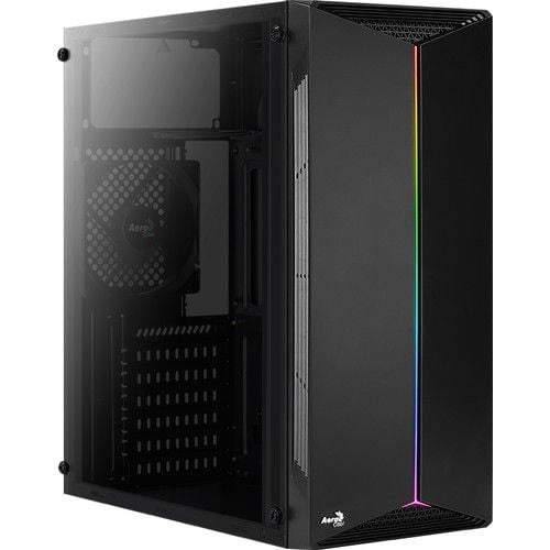 AEROCOOL AE-SPLT-500 500W 1x12CM FAN MIDI TOWER PENCERELİ 1xUSB 3.0 / 2xUSB 2.0 1xAUDIO SİYAH KASA
