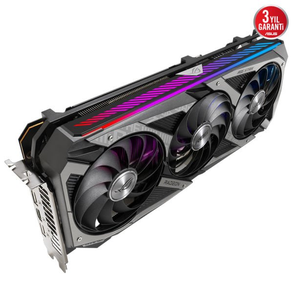 ASUS RADEON RX 6750 XT ROG-STRIX-RX6750XT-O12G-GAMING 12GB GDDR6 192bit OC HDMI 3xDP RGB EKRAN KARTI