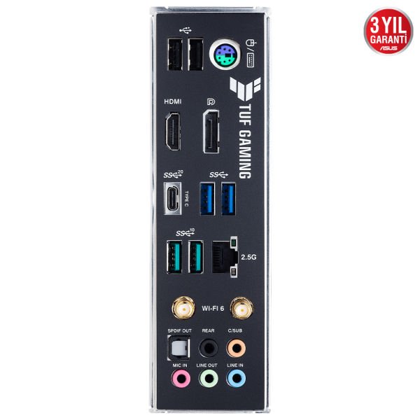 ASUS TUF GAMING Z590 PLUS WIFI Z590 4xDDR4 3xM.2 1xGLAN 1200Pin ANAKART