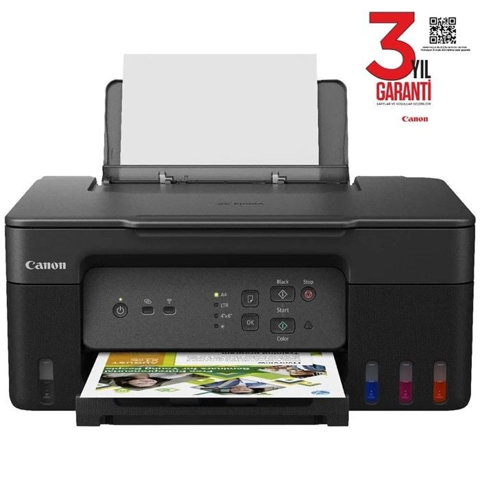 CANON PIXMA G3430 TANKLI YAZICI TARAYICI FOTOKOPİ USB/WIFI A4