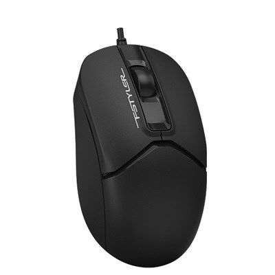 A4 TECH FM12 WIRED 1000 DPI BLACK OPTICAL MOUSE