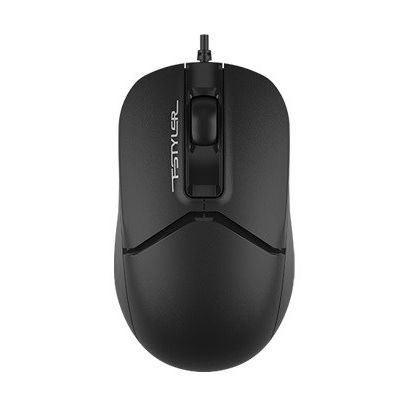 A4 TECH FM12 WIRED 1000 DPI BLACK OPTICAL MOUSE