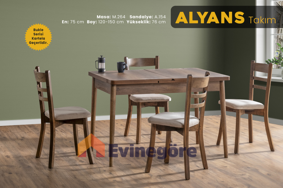 Alyans Mutfak Masa Takımı