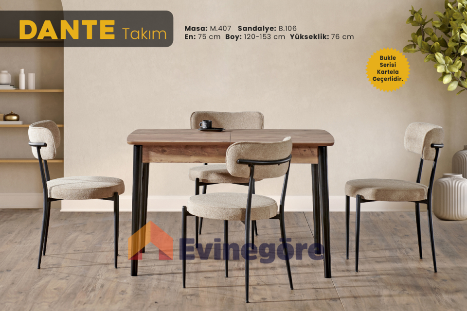 Dante Mutfak Masa Takımı