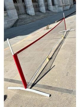 Ciwaa  Portatif Badminton Voleybol Ayak Tenisi File Seti 5 Metre