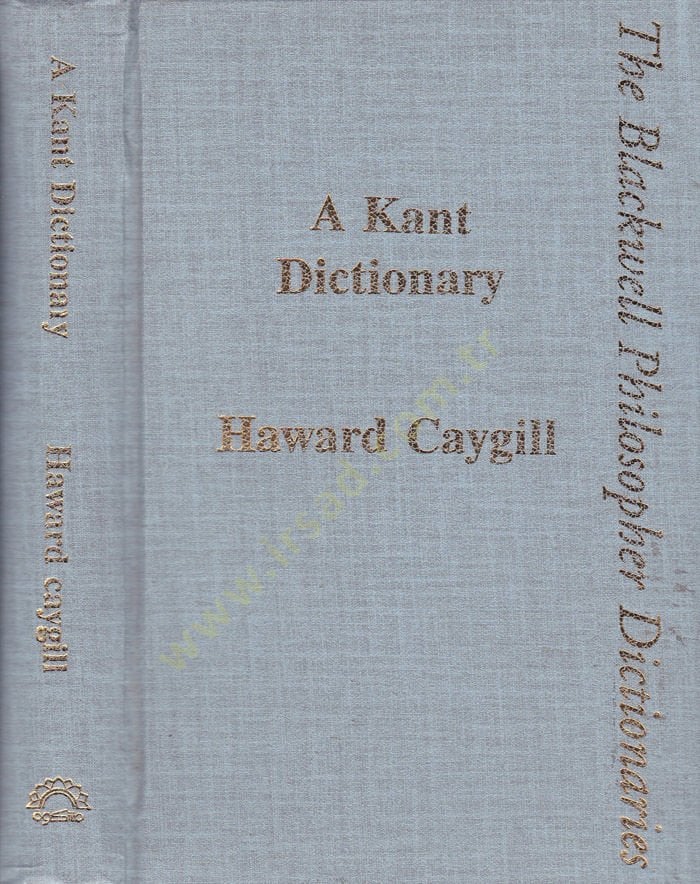 A Kant Dictionary - معجم كانت