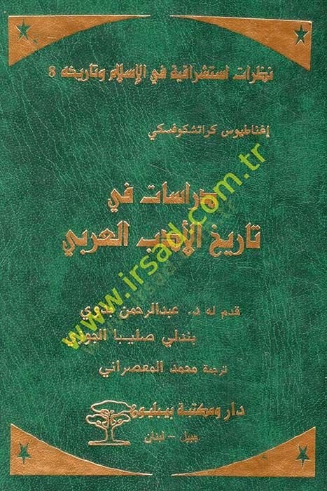 دراسات في تاريخ الأدب العربي - دراسات في تاريخ الأدب العربي