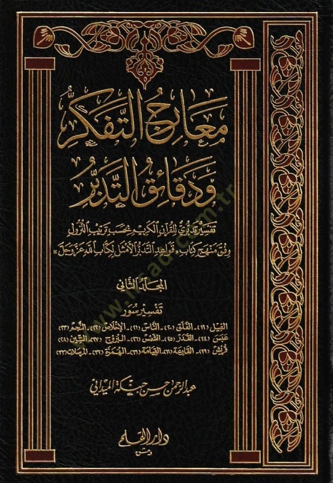 Mearicü't-Contemplation و Dekaiki't-Tedebbür - معراج التفكر ودقائق التدبر