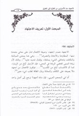 El-İctihad indel-Usuliyyin minen-Nazariyye ilat-Tatbik - الاجتهاد عند الأصوليين من النظرية الى التطبيق